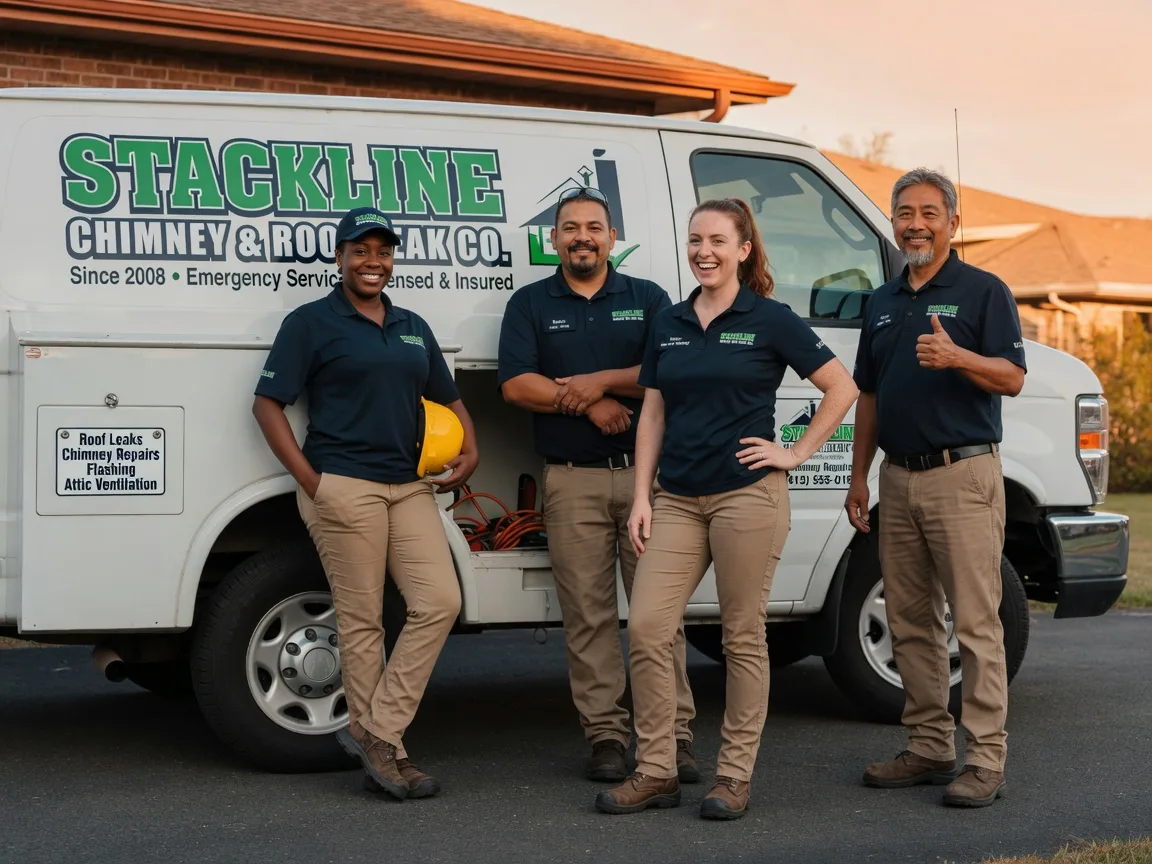 Chimney flashing repair company in Locust, NC
